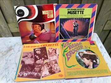 BELLE EPOQUE/Musette 5 lp’s Samen beschikbaar voor biedingen