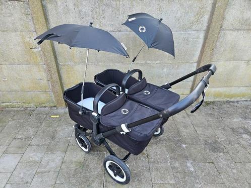 Bugaboo donkey 2, Kinderen en Baby's, Kinderwagens en Combinaties, Gebruikt, Combiwagen, Bugaboo, Duowagen, Verstelbare duwstang