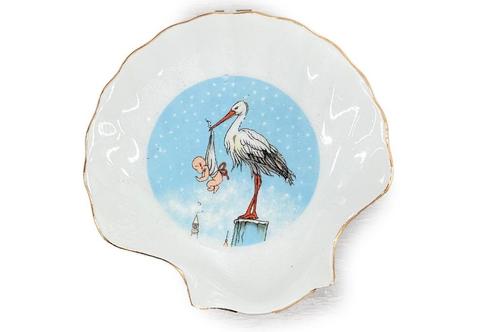 Lot doopschaaltjes jaren '50-'60, Antiek en Kunst, Curiosa en Brocante, Ophalen