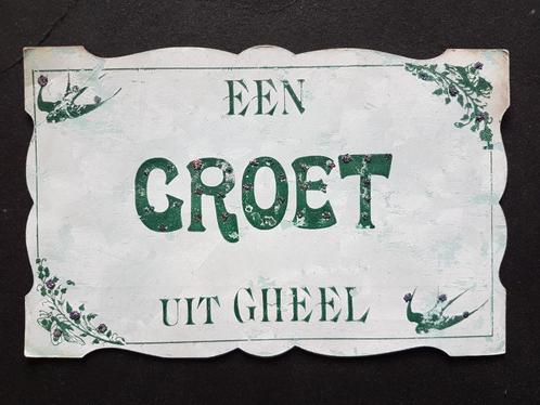 Geel Een groet uit Gheel, Verzamelen, Postkaarten | België, Ongelopen, Antwerpen, Voor 1920, Ophalen of Verzenden