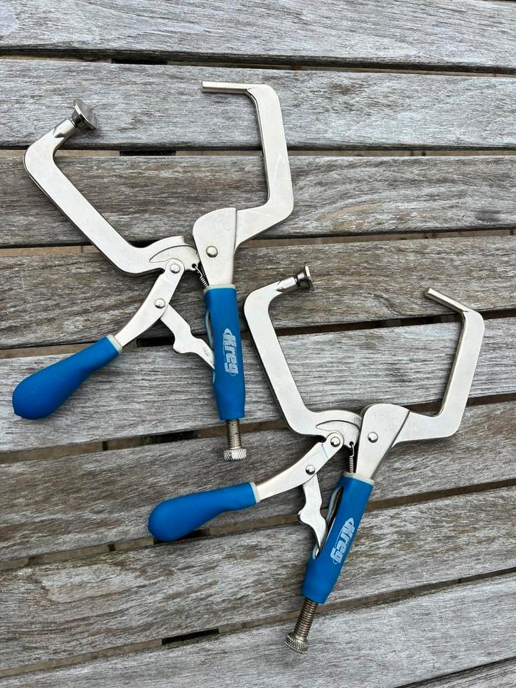 2 Kreg automaxx pockethole klemmen, Doe-het-zelf en Bouw, Hang- en Sluitwerk, Nieuw, Ophalen