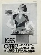 Cigarettes publicitaires originales de 1935, Enlèvement ou Envoi