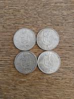 4 x 100 francs belge ARGENT, Ophalen of Verzenden, Zilver