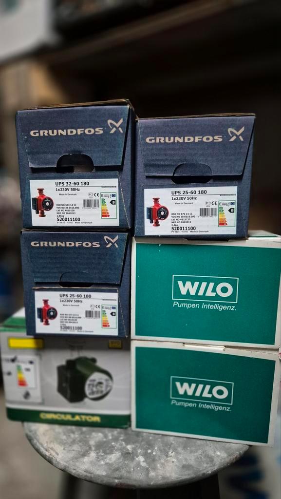 Grundfos Wilo Dab Circulatiepompen, Doe-het-zelf en Bouw, Sanitair, Ophalen of Verzenden