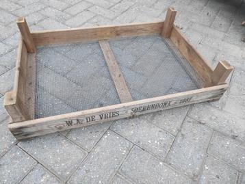 3 bewaar kisten met gaasbodem .met gratis verzending  beschikbaar voor biedingen