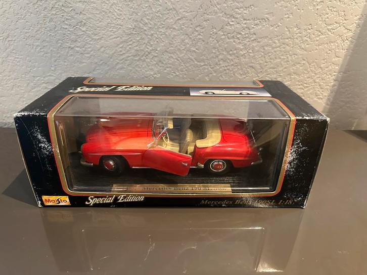 1/18 Mercedes 190SL - Maisto, Hobby & Loisirs créatifs, Voitures miniatures | 1:18, Neuf, Voiture, Maisto, Enlèvement ou Envoi