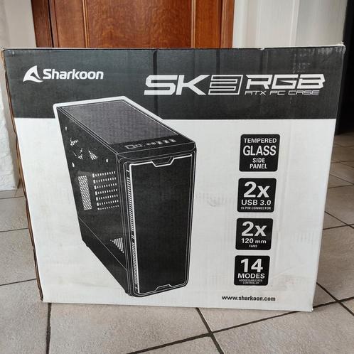 Nouveau boîtier pour PC - Sharkoon SK3 RGB - ATX, Informatique & Logiciels, Boîtiers d'ordinateurs, Neuf, Enlèvement ou Envoi