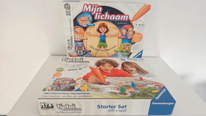 tiptoi : kit de départ (jeu et marqueur) + jeu supplémentair, Consoles de jeu & Jeux vidéo, Jeux | Autre, 3 joueurs ou plus, Enlèvement