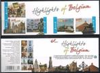 B119 Boekje Toeristen in België Highlights Belgium (Wereld), Ophalen of Verzenden, Europa, Frankeerzegel, Postfris