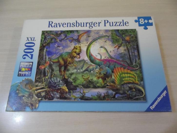 HET KONINKRIJK VAN DE DINOSAURIËRS 200 STUKS XXLRAVENSBURGER, Kinderen en Baby's, Speelgoed | Educatief en Creatief, Puzzelen