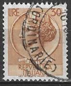 Italie 1955/1960 - Yvert 716A - Munt van Syracus (ST), Verzenden, Gestempeld