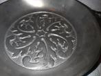 Tinnen, antiek plat bord, kenmerken, etiket, Antiek en Kunst, Ophalen of Verzenden
