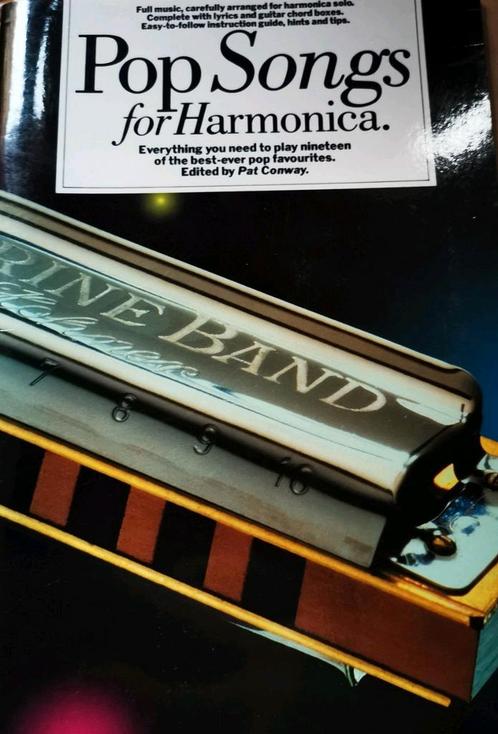 Chansons pop pour harmonica. Paroles et guitare Pat. Conway, Musique & Instruments, Partitions, Comme neuf, Leçon ou Cours, Populaire
