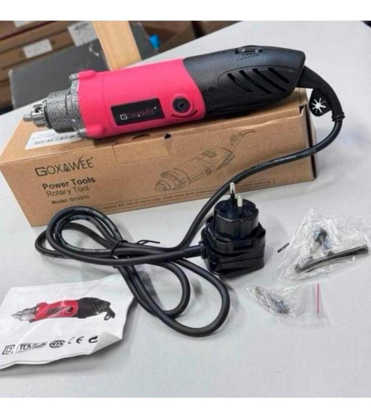 GOXAWEE Rechte Slijper 240W Polijstgereedschap polijstboor, Doe-het-zelf en Bouw, Gereedschap | Slijpmachines, Nieuw, Haakse handslijpmachine