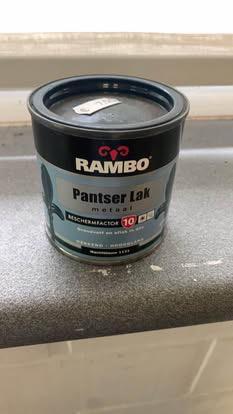 Rambo bleu 35 pots de 250 ml, Enlèvement, Neuf, Bleu