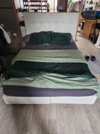 Lit Box Spring A donner, Maison & Meubles, 210 cm, 140 cm, Enlèvement, Utilisé