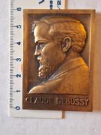 Bronzen medaille Claude Debussy door P. Turin uit 1932, Enlèvement ou Envoi