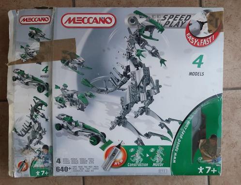 Meccano Erector T-Rex Speed Play, Kinderen en Baby's, Speelgoed | Educatief en Creatief, Gebruikt, Bouwen, Elektronica, Ophalen of Verzenden