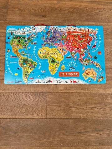 Map Monde puzzle magnetique, Enlèvement, Comme neuf