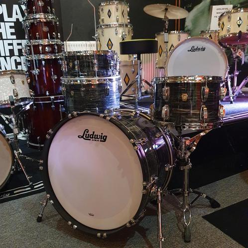 Ludwig Classic Maple in vintage black Oyster, Musique & Instruments, Batteries & Percussions, Neuf, Ludwig, Enlèvement ou Envoi