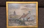 Peinture L'église du Zoete (1930) Marie Van Humbeeck Piron, Antiquités & Art, Enlèvement