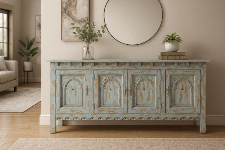 Verweerd dressoir, Huis en Inrichting, Kasten | Dressoirs, Zo goed als nieuw, 200 cm of meer, 50 tot 75 cm, Met deur(en), Met plank(en)