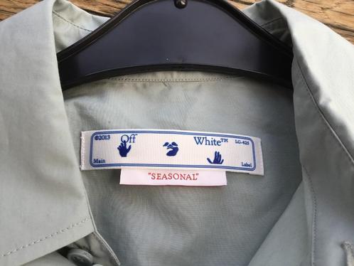 Off-White - Overhemd Licht Groen - Maat M - NIEUW, Kleding | Heren, Overhemden, Nieuw, Halswijdte 39/40 (M), Groen, Ophalen of Verzenden