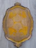 Oud dienblad, Huis en Inrichting, Woonaccessoires | Dienbladen, Ophalen of Verzenden, Gebruikt, Ovaal, Hout