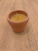 Kaars in terracotta potje, Ophalen, Zo goed als nieuw, Kaars