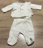 Wit truitje & broekje (Primark, maat 50), Kinderen en Baby's, Babykleding | Maat 50, Ophalen of Verzenden, Zo goed als nieuw, Primark
