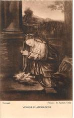 Schilderij van Correggio, Verzamelen, Verzenden, Voor 1920, Ongelopen, Overige thema's