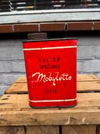 Kapitein Mobylette oud olie blik, Ophalen of Verzenden, Gebruikt, Overige, Overige merken