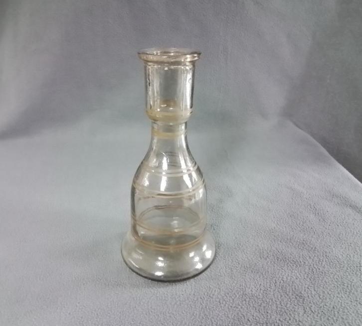 Een leuke vintage glazen vaas: 26 cm hoog, Huis en Inrichting, Woonaccessoires | Vazen, Gebruikt, Glas, Ophalen of Verzenden