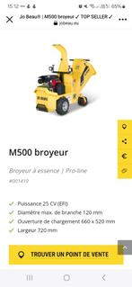 Broyeur Jo Beau M500, Jardin & Terrasse, Déchiqueteurs, Comme neuf, Jo Beau, Enlèvement, Essence