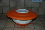 TUPPERWARE Grand Bol Mélangeur avec couvercle orange NEUF!, Maison & Meubles, Orange, Enlèvement ou Envoi, Récipient ou Bol, Neuf