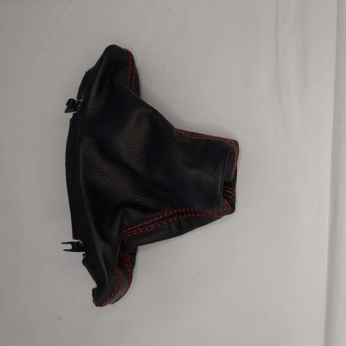 Handrem hoes zwart leer met rode stiksels BMW 5-Serie E60/E6, Auto-onderdelen, Interieur en Bekleding, BMW, Nieuw, Ophalen of Verzenden