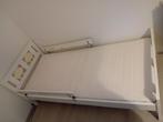 Ikea Peuterbed KRITTER met lattenbodem en matras, Sommier à lattes, 70 à 85 cm, Enlèvement, Utilisé