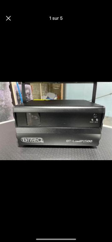 Laser DMX Briteq 1500 1,5 watts puissant avec flight ! disponible aux enchères