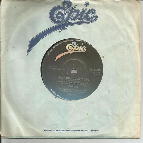 Europe - The final countdown   - South Africa -, Cd's en Dvd's, Vinyl Singles, Single, Pop, 7 inch, Ophalen of Verzenden