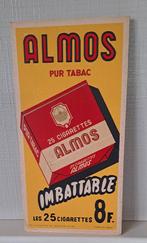 Ancienne publicité pour cigarettes Almos, Collections, Utilisé, Enlèvement ou Envoi