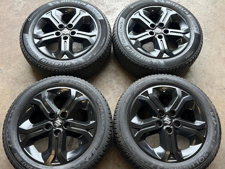 5x114,3 17” Suzuki Vitara, S-Cross, SX4 Velgen + Banden TPMS, Auto-onderdelen, Overige Auto-onderdelen, Suzuki, Gebruikt, Ophalen