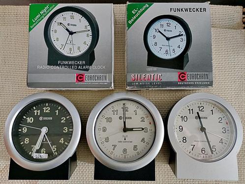 Réveil EUROCHRON radio-piloté, silencieux, illuminé, NEUF, Huis en Inrichting, Woonaccessoires | Klokken, Nieuw, Wekker of Tafelklok