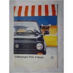 Volkswagen Polo Brochure 1989 #4 Nederlands, Volkswagen, Utilisé, Enlèvement ou Envoi