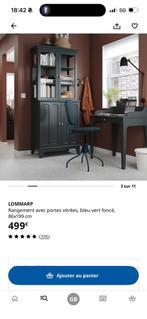 Bureau et armoire - rangement  avec portes vitrees, Enlèvement, Bureau