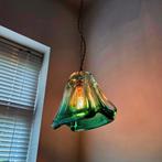 Vintage Val Saint Lambert stijl glazen hanglamp., Antiek en Kunst, Ophalen of Verzenden