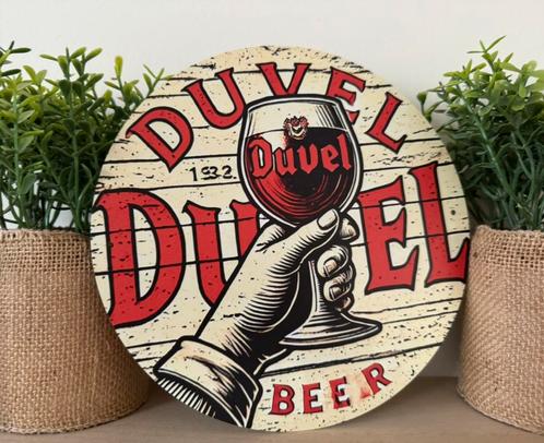Metalen reclamebord Duvel, Verzamelen, Biermerken, Nieuw, Reclamebord, Plaat of Schild, Duvel, Ophalen of Verzenden