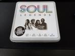 Boîte CD Soul Legends avec 3 disques « dans une boîte métall, Utilisé, Soul, Nu Soul ou Neo Soul, Enlèvement ou Envoi