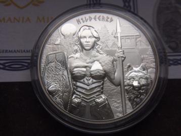 2022 Germania Mint - Valkyries Hildegard - 1 oz silver beschikbaar voor biedingen
