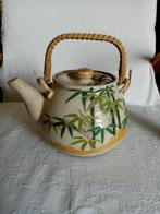 Kyo Satsuma keramische theepot van Kusube Yaichi (1912/1926), Ophalen of Verzenden