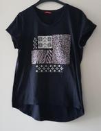 zwart tshirt met witte tekening, Vêtements | Femmes, Comme neuf, ANDERE, Manches courtes, Noir